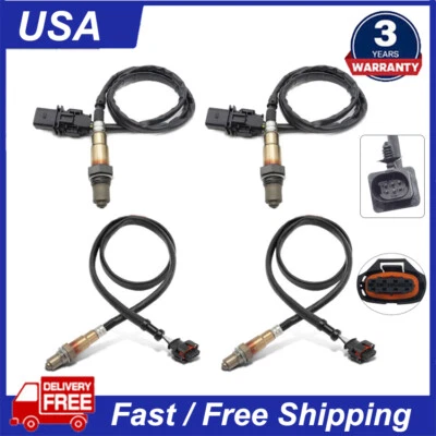 Set of 4 Up+Down O2 Sensors For 2005 -2008 Porsche Boxster 2007 2008 Porsche 911 - Image 1 of 4