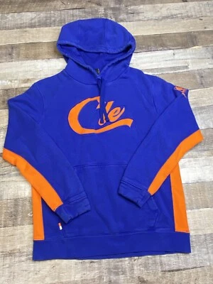 Nike Cleveland Cavaliers Hoodie Men’s Size M Courtside Sweatshirt Orange Blue - Image 1 of 4