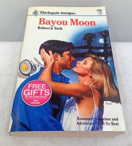 Harlequin Intrigue Paperback Bayou Moon By Rebecca York #188 1992 Preowned - Picture 1 of 3