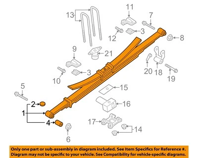 Componentes de suspensión Ford OEM 17-22 F-250 Super Duty-resorte HC3Z5560L Foto 1 de 2