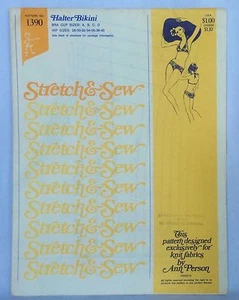 Bikini vintage elasticizzato e cucito 1390 reggicalze modello coppa A,B,C,D fianchi 28-40 NON TAGLIATO - Foto 1 di 2