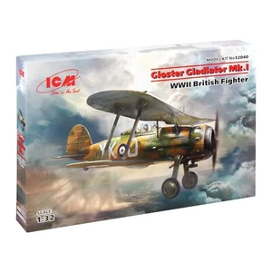 ICM 32040 Plastic model aircraft kit Biplane Scale 1:32 Gloster Gladiator Mk.1 - Picture 1 of 24
