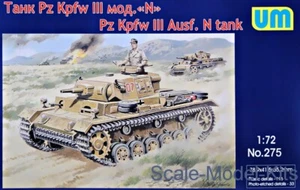 Unimodel 275 - 1/72 Tank Panzer III Ausf N Scale Plastic Model Kit WW II UM 275 - Picture 1 of 12