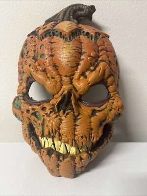 Dark Harvest Pumpkin Mask Ani-Motion  For Adults Halloween Acting cosplay - Image 1 of 4
