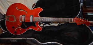1960's Hagstrom Viking Semi-Hollow Electric Guitar with hardcase - Picture 1 of 14