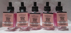 White Barn Bath & Body Works Wallflower Refill Bulb Lot 5 TROPICAL CHERRY COLADA - Picture 1 of 4