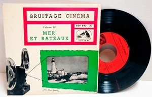 DISQUE 45 T - BRUITAGE CINEMA - RARE- MER & BATEAUX - Réf: EGF 897 - Imagen 1 de 2