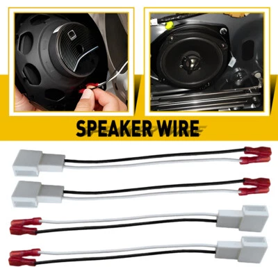 Kit de conector de arnés adaptadores de cable de altavoz de 4 piezas para camioneta Toyota 1992-1995 Foto 1 de 4