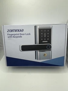 Black Zomnua Fingerprint Door Lock With Keypads in Black (ZMNTUS-ZNS-DLH004-BLK) - Picture 1 of 10