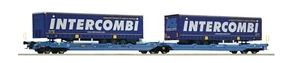 HO Scale Wagons - 6600035 - Articulated double-pocket wagon T3000e, EUROWAGON - Picture 1 of 1