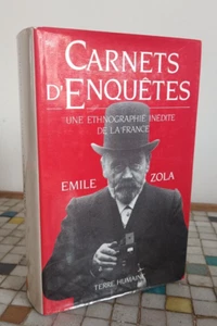 ZOLA Emile Carnets d'enquêtes ethnographie inédite France Terre Humaine 1987 70 - Foto 1 di 7