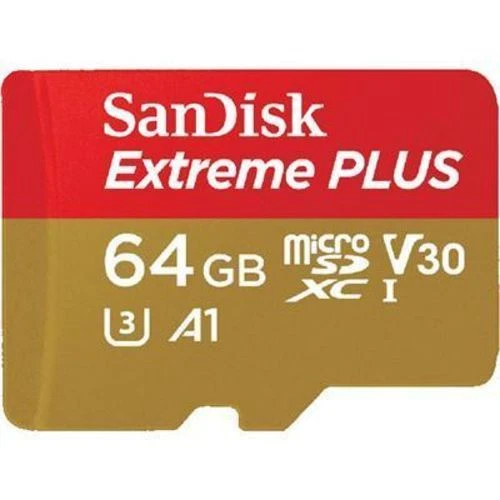 SanDisk Extreme Plus SDXC Uhs-i 64gb - Black