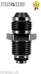 AN -8 (8AN) to M18x1.5 Power Steering / Fuel Injection-O-Ring Seal Adapter BLACK - Picture 1 of 1