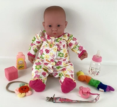 Muñeca bebé Berenguer ojos azules JC Toys cuerpo suave tierno vinilo muñeca de 20" COMO NUEVA Foto 1 de 4