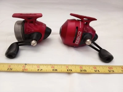 lot of 2 Zebco 202mslscrd-gwk1 spincast Fishing Reels for parts. - Image 1 of 4