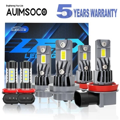 Kit de faros antiniebla LED 6x para Saab 9-3 sedán 2,0 L 2008 2009 2010 2011 Foto 1 de 4