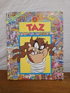 Look And Find Taz Looney Tunes Warner Brothers 1996 Vintage Hardcover  - Picture 1 of 5