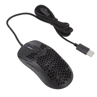 (Black) RGB Mouse Lightweight Cellular Wired Gaming Mouse With 12000DPI - Image 1 of 4