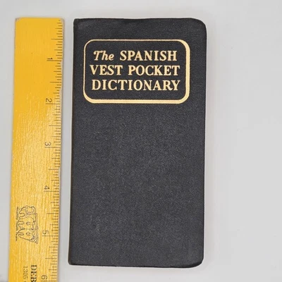 Vtg Spanish Vest Pocket Dictionary 1954 Random House - Image 1 of 4