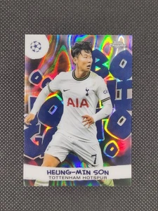 2022-23 Topps Chrome UCC Heung-Min Son Joga Bonito SP Case Hit Insert Tottenham - Picture 1 of 2