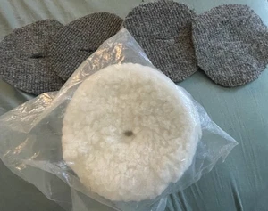 2 NOS ZILDJIAN BECKEN PADS P0753 LAMMWOLLE SUPERWEICH MARSCHIEREN KONZERT PLÜSCH Bg - Bild 1 von 6