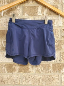 ATHLETA GIRL Record Breaker 3" Blue Shorts Size XS (6) - Picture 1 of 5
