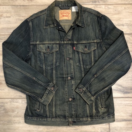 VETEMENTS Giacca jeans Levi's Denim Standard Trucker taglia XL uomo made in USA