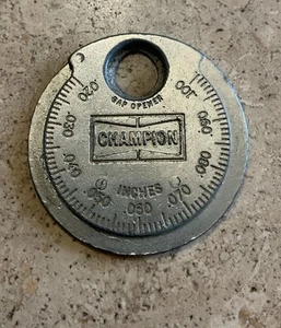 Vintage Champion Spark Plug Taper Gap Gauge CT 481 - Picture 1 of 2