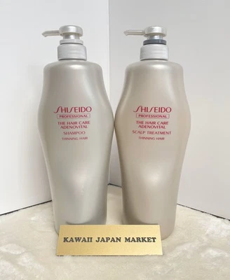 Shiseido Adenovital Champú 1000ml y Tratamiento Cuero Cabelludo 1000ml Juego de 2 Nuevo Foto 1 de 4