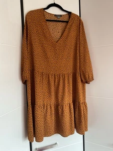 Primark Women's Polka Dot Dress, Size 20, Three Quarter Length Sleeves - Picture 1 of 4