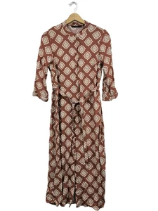 VERO MODA Vestido camisero Mujeres Vestido Talla EU 38 marrón look casual - Imagen 1 de 5