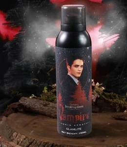 TWILIGHT X GLAMLITE VAMPIRE SKIN SHIMMER GLITTER HIGHLIGHT FACE BODY HAIR SPRAY - Picture 1 of 2