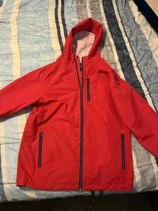 Chaqueta cortavientos Johnnie-O para hombre L prep-performance cremallera completa sandía - Imagen 1 de 4