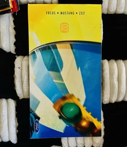 RARE 2002 FORD Focus Mustang Brochure FRONT COVER TWIN TOWERS BEFORE 9/11 😎 - Picture 1 of 3