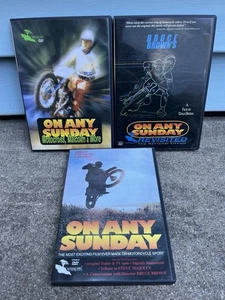 On Any Sunday Bruce Brown Motocross Malcolm More DVD Lot New - Foto 1 di 15