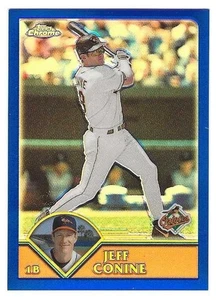 2003 Topps Chrome Blue Refractor #104 Jeff Conine Baltimore Orioles ###/699 - Picture 1 of 1