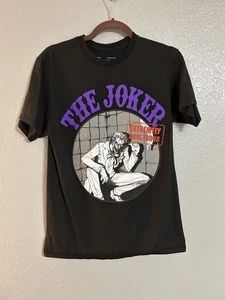 Mens black white purple graphic T shirt size medium - Picture 1 of 4