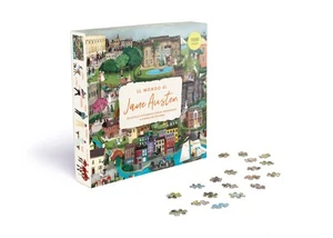 IL MONDO DI JANE AUSTEN l'ippocampo PUZZLE LETTERARIO con 60 personaggi e dimore - Foto 1 di 5