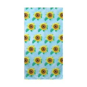 Betsy Drake Sunflower Tiled Beach Towel - Picture 1 of 1