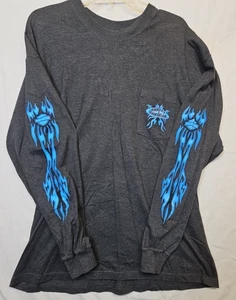 Harley-Davidson Brand X L Long Sleeve Pocket Tee w Sleeve Rockers Hawaii Dealer - Picture 1 of 5
