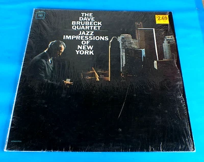 THE DAVE BRUBECK QUARTET - JAZZ IMPRESSIONS OF NEW YORK - JAZZ LP RECORD 2-EYE - Image 1 of 4