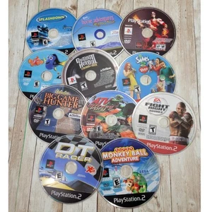 PlayStation 2 Video Games Disc Lot Of 10 Disc Only - Picture 1 of 9