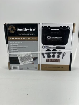 Southwire MPR-01SD Knock Out Max Punch Ratchet Set Electricians Tools - Image 1 of 4