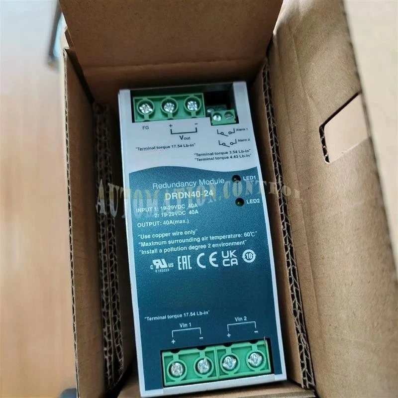 Per Interruttore Alimentatore DRDN40-24V 12V 48V DIN Rail Modulo Ridondanza 40A - Immagine 1 di 1