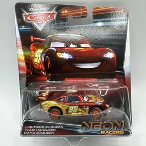 2016 Disney Pixar Cars Lightning McQueen Neon Racers New - Picture 1 of 3