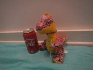 Plush Appeal Plush Dragon pink and yellow - Picture 1 of 2
