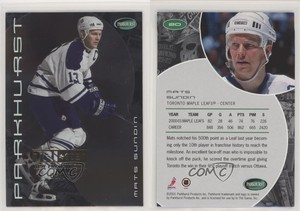2001-02 ITG Parkhurst Silver Tri-Star New England /10 Mats Sundin #20 HOF