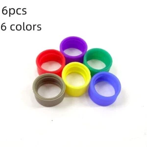 6pcs Walkie-talkie Antenna Color Ring for Motorola P8668i P8668 SL1M P6600 Radio - Picture 1 of 6