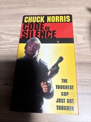CODE OF SILENCE VHS Tape  Chuck Norris - Image 1 of 3
