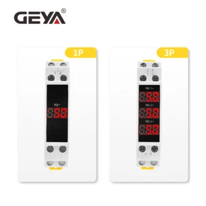 Geya HZ Messgerät einphasig dreiphasig modulares LED Display AC 0HZ-99HZ AC 80V-500V - Bild 1 von 10